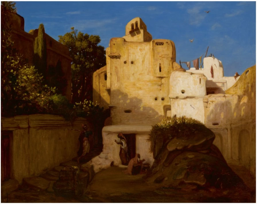 Alexandre - Gabriel Decamps, All'ombra del cortile